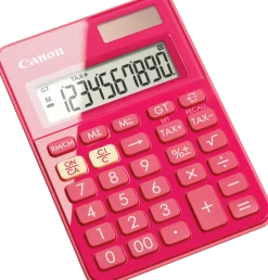 Canon LS-100KB pocket calc. pink