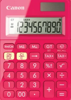 Canon LS-100KB pocket calc. pink