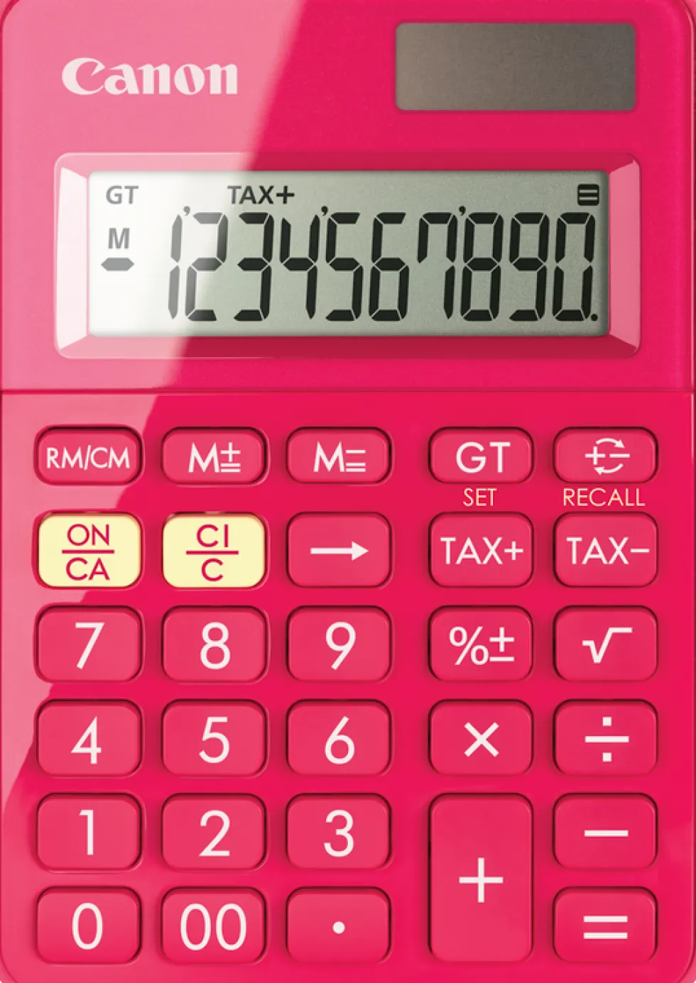 Canon LS-100KB pocket calc. pink