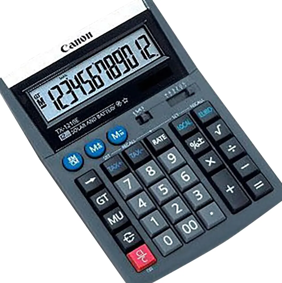 Canon TX-1210E desktop calculator