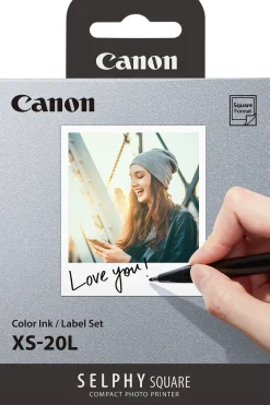 Canon XS-20L Colour Ink + Paper Set for 20 prints