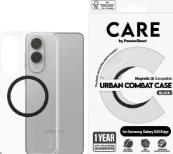 CARE Flagship Case T Urban w. Black Qi Samsung S25 Edge
