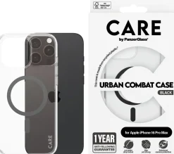 CARE iPhone 16 Pro Max Case Urban Combat w. Black MagSafe