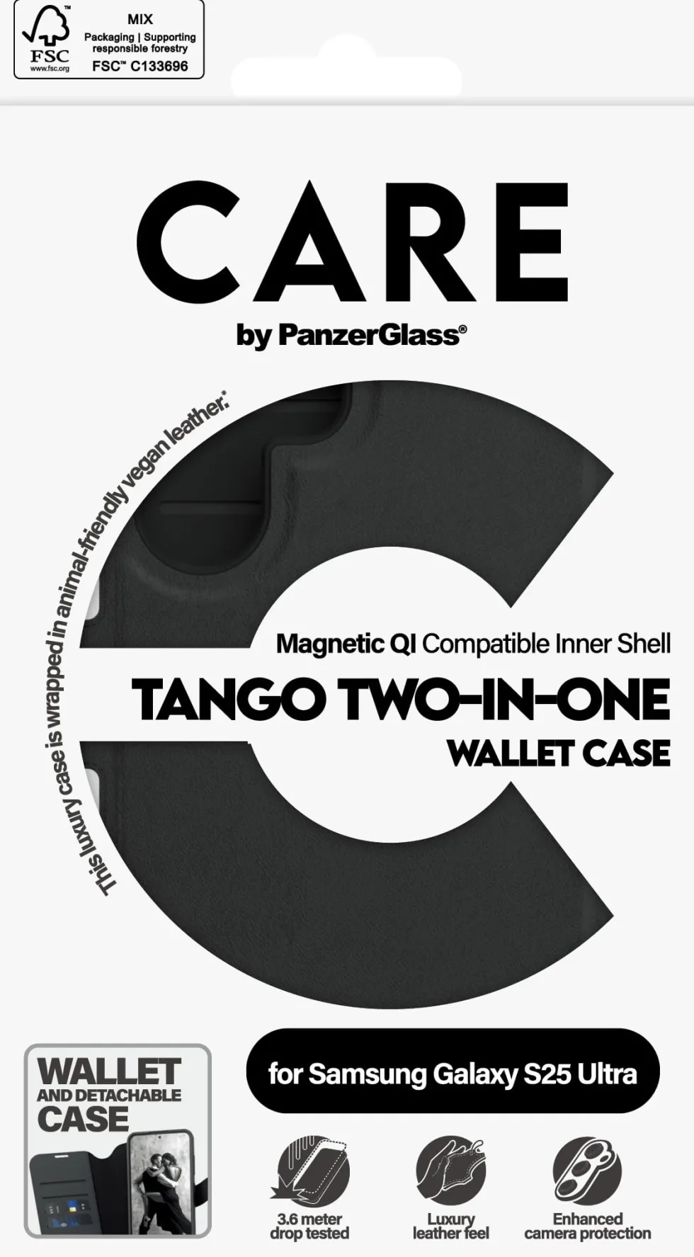 CARE Tango Two-in-One Wallet Qi Samsung Galaxy S25 Ultra