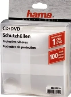 CD/DVD-Fodral HAMA 100/fp transparent