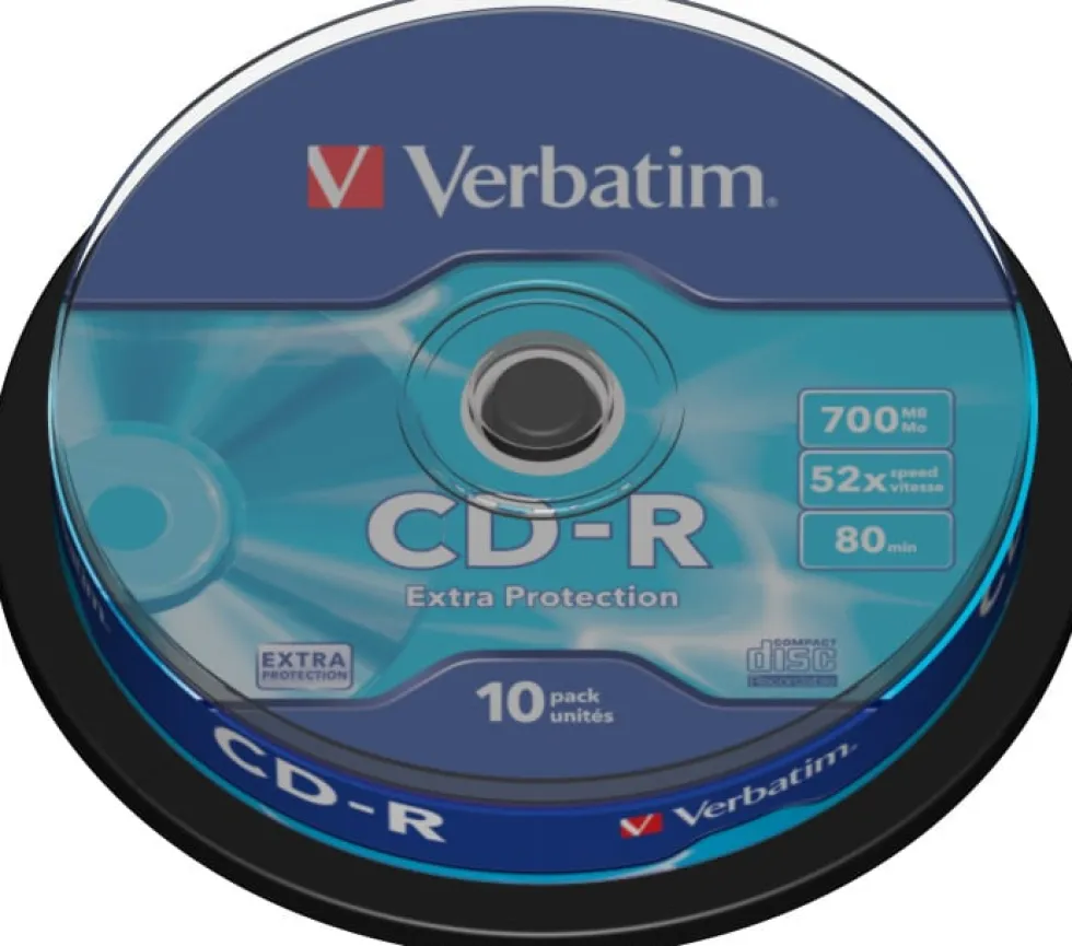 CD-R 700MB/80min 52x spindle (10)