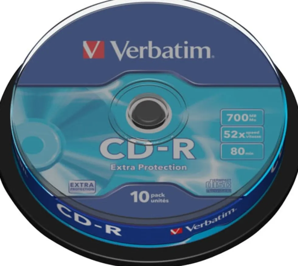 CD-R 700MB/80min 52x spindle (10)