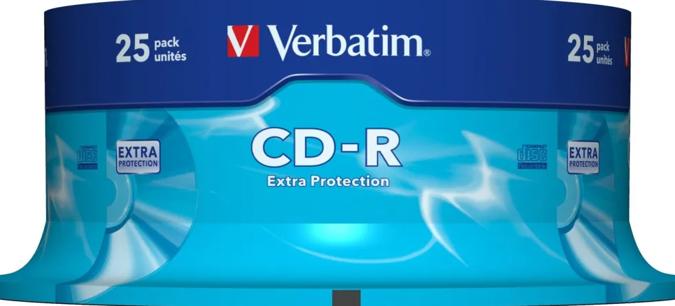 CD-R Verbatim Cakebox, 700Mb, 25/fp