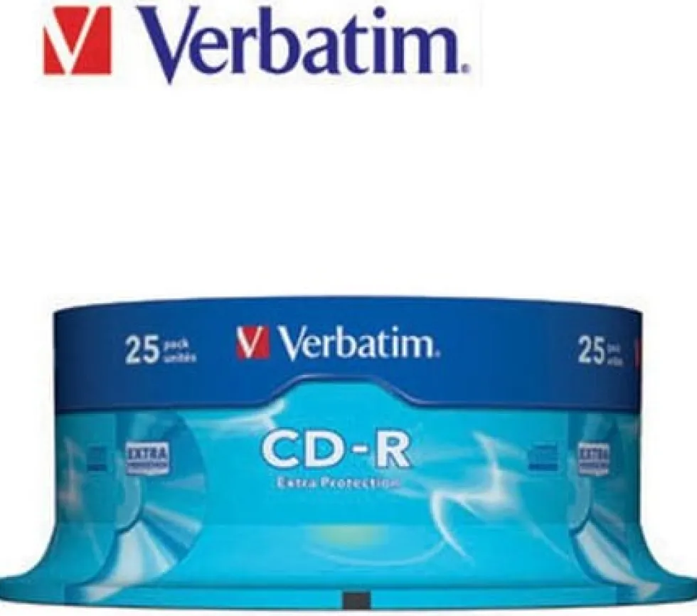 CD-R Verbatim Cakebox, 700Mb, 25/fp