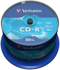 CD-R Verbatim Cakebox, 700Mb, 50/fp