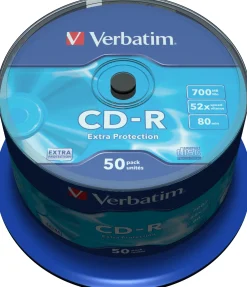 CD-R Verbatim Cakebox, 700Mb, 50/fp