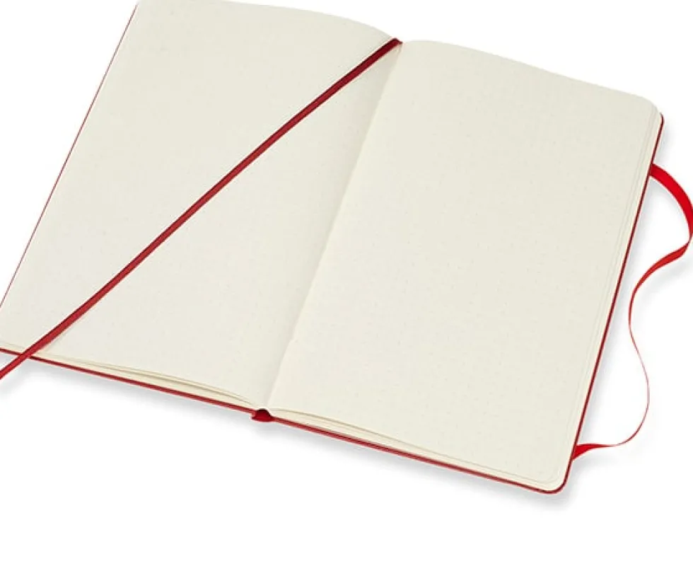 Classic Hard Dotted Large Röd