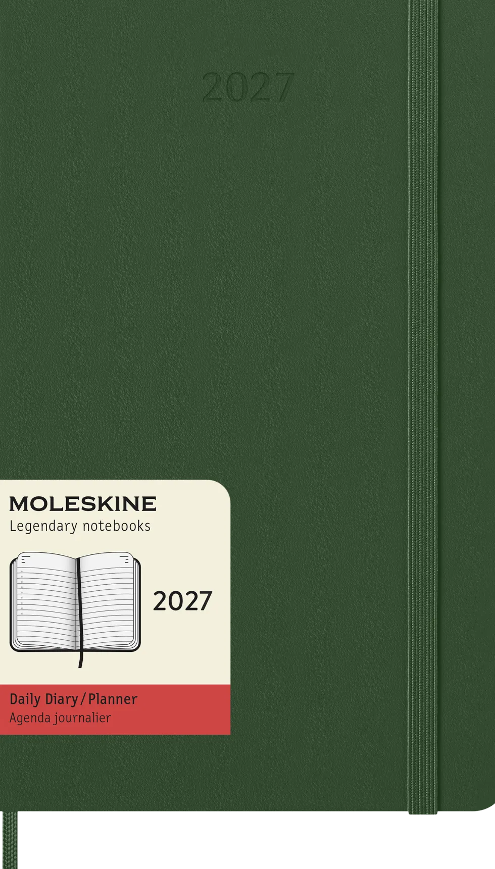 Classic Hard 12M Daily Large Myrtle Green 2027