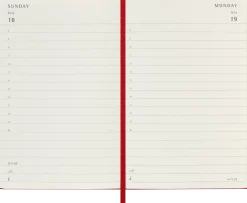 Classic Hard 12M Daily Pocket Röd 2027