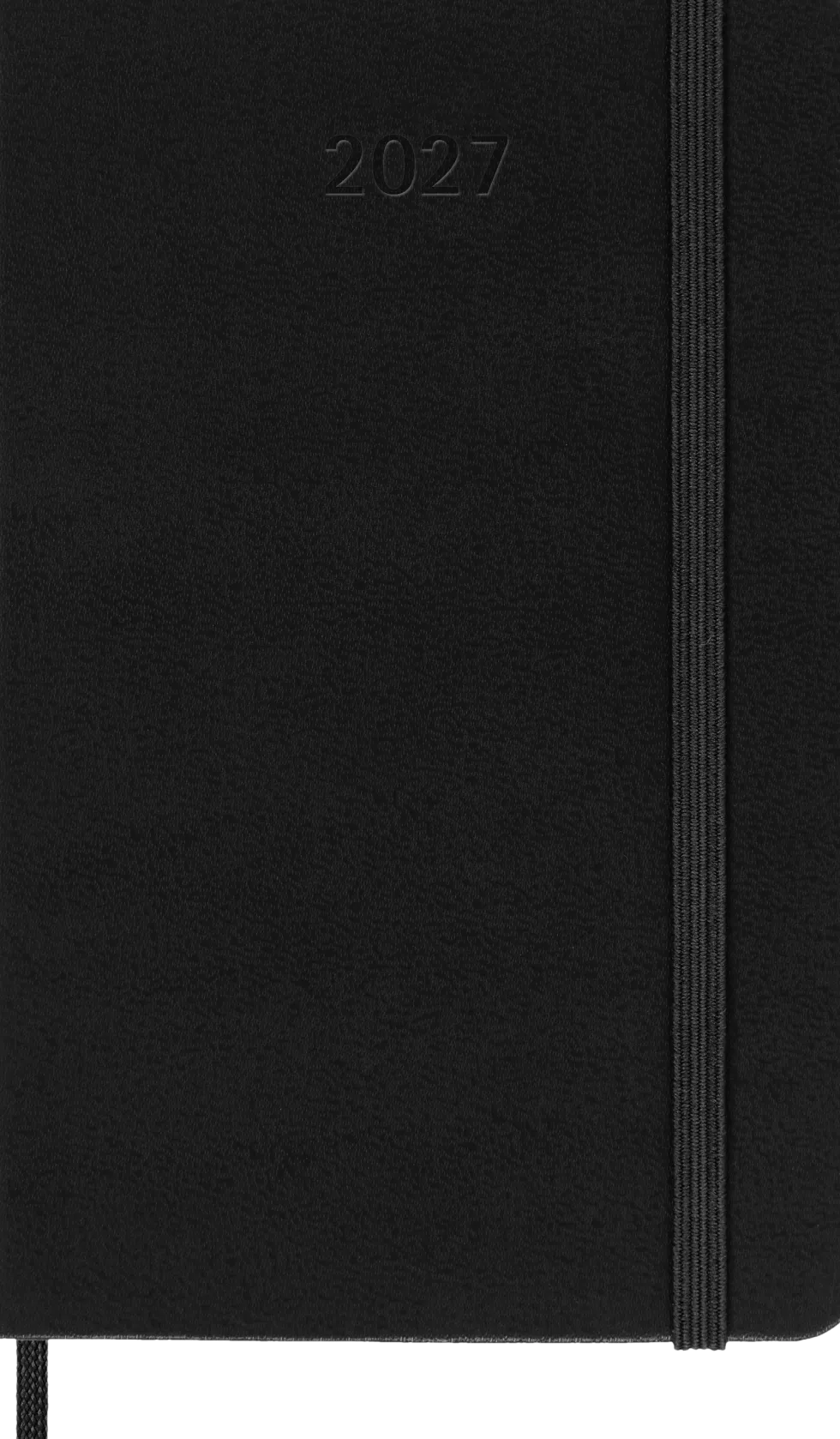 Classic Hard 12M Weekly Vertical Pocket Svart 2027