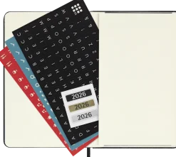 Classic Hard 12M Weekly Vertical Pocket Svart 2026