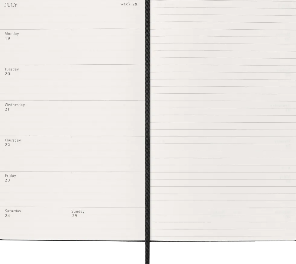 Classic Hard 12M Week Note Large Svart 2027