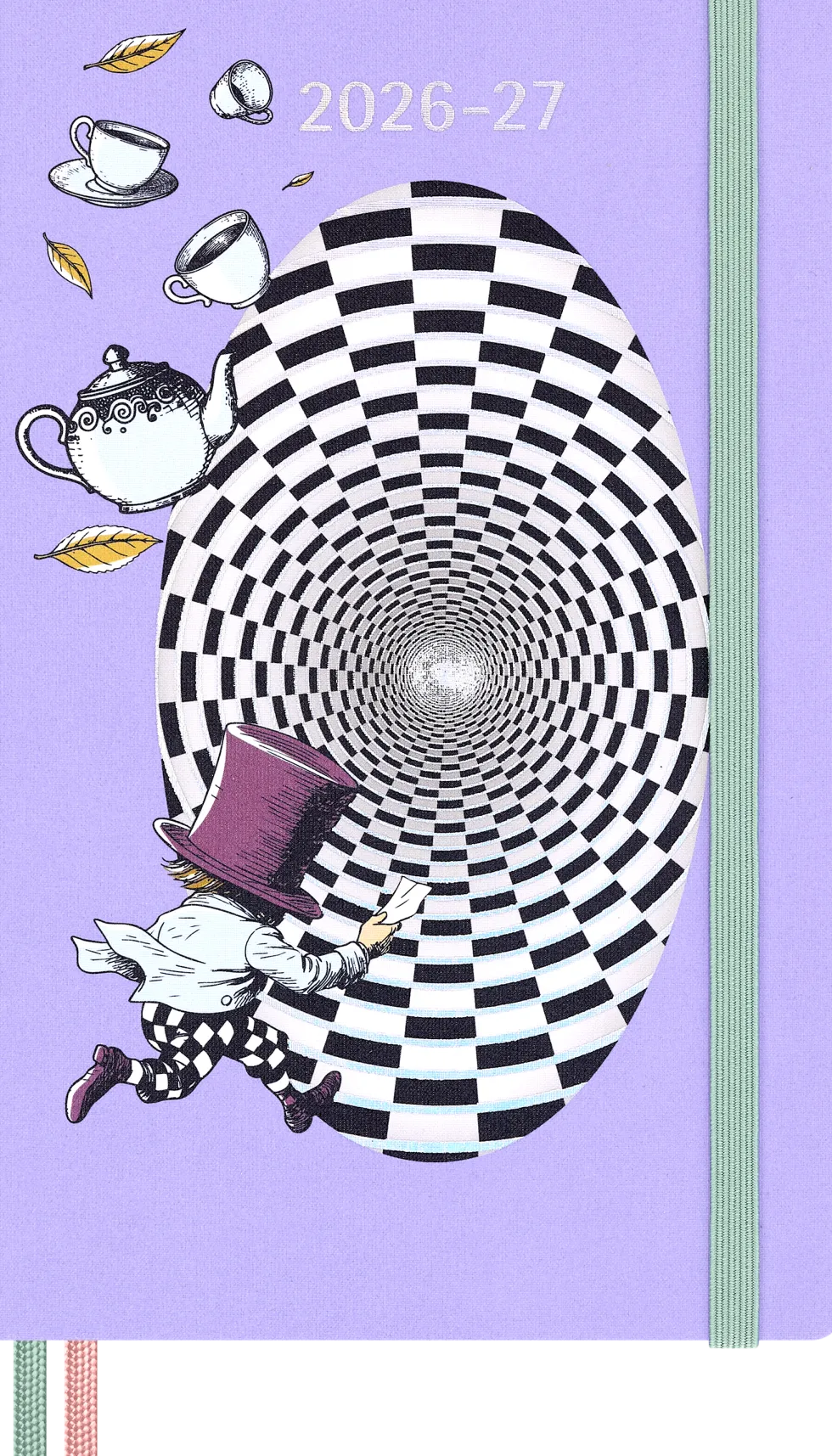 Classic Hard 18M 26/27 Week Note Large Alice in Wonderland