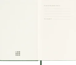 Classic Hard 12M Week Note Pocket Myrtle Green 2027