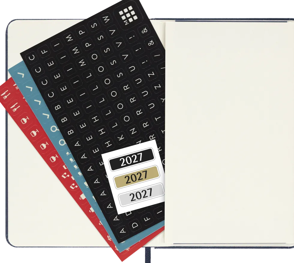 Classic Hard 12M Week Note Pocket Sapphire Blue 2027