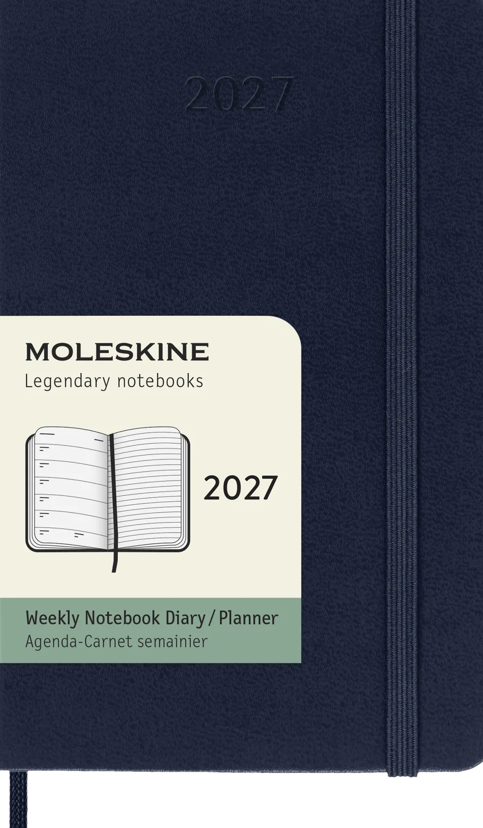 Classic Hard 12M Week Note Pocket Sapphire Blue 2027