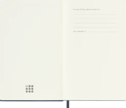 Classic Hard 12M Week Note Pocket Sapphire Blue 2027