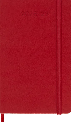 Classic Hard 18M 26/27 Week Note Pocket Röd