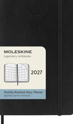 Classic Soft 12M MonthNote Pocket Svart 2027