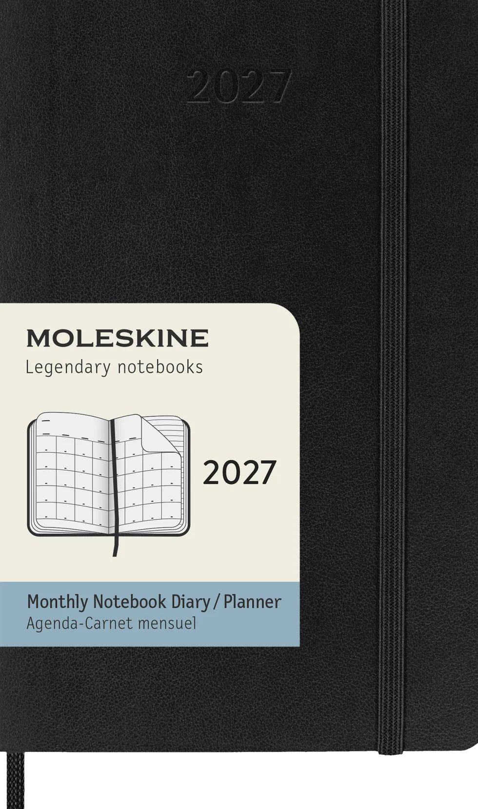 Classic Soft 12M MonthNote Pocket Svart 2027