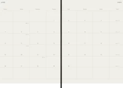 Classic Soft 12M MonthNote XL Svart 2027