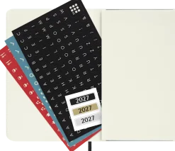 Classic Soft 12M Weekly Horizontal Pocket Svart 2027