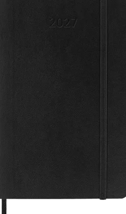 Classic Soft 12M Weekly Horizontal Pocket Svart 2027