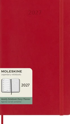 Classic Soft 12M Week Note Large Röd 2027