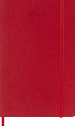 Classic Soft 12M Week Note Pocket Röd 2027