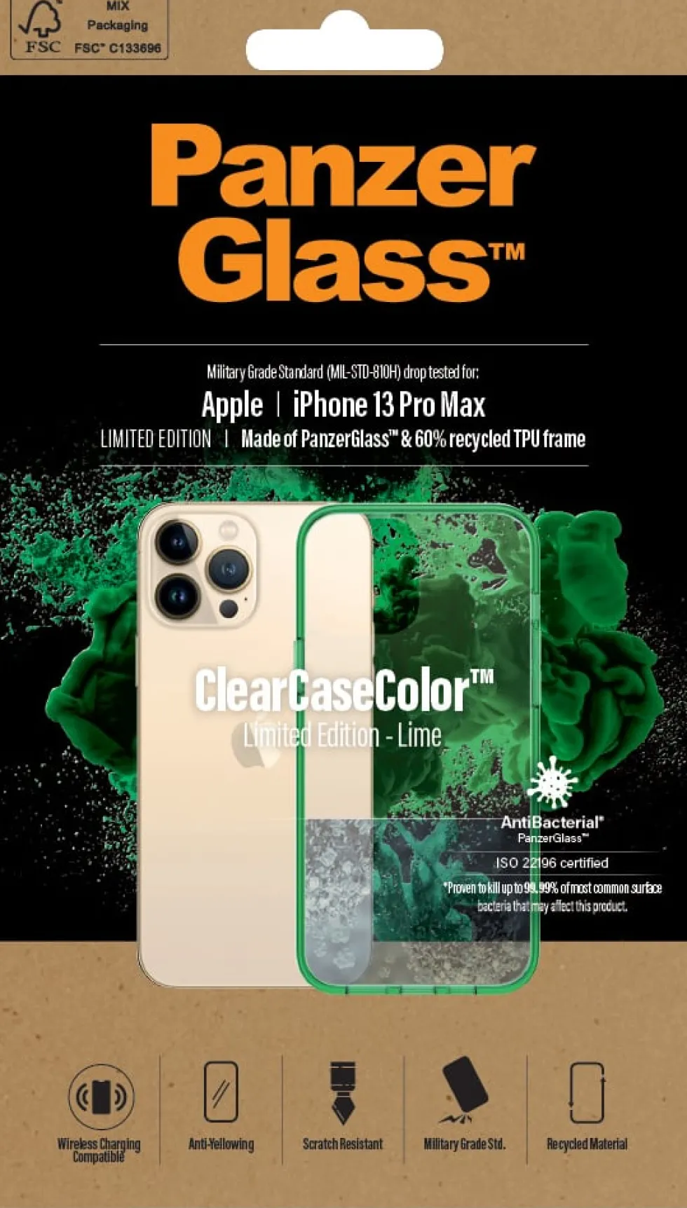 ClearCase for iPhone 13 Pro Max, Lime (AB)