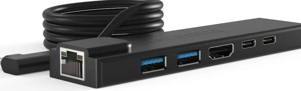 Compulocks 1-Meter Cable USB-C Hub - Dockningsstation - USB-C