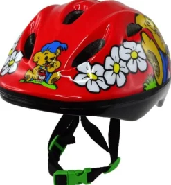 Cykelhjälm Bamse röd