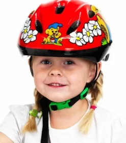 Cykelhjälm Bamse röd