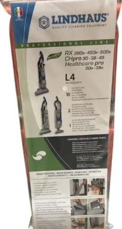 Dammsugarpåse LINDHAUS rx450e 10/fp