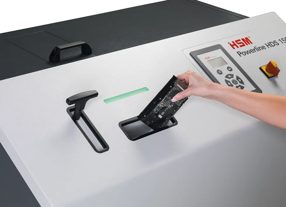 Dataförstöring HSM Powerline HDS 150, lagringsmedia, P-5