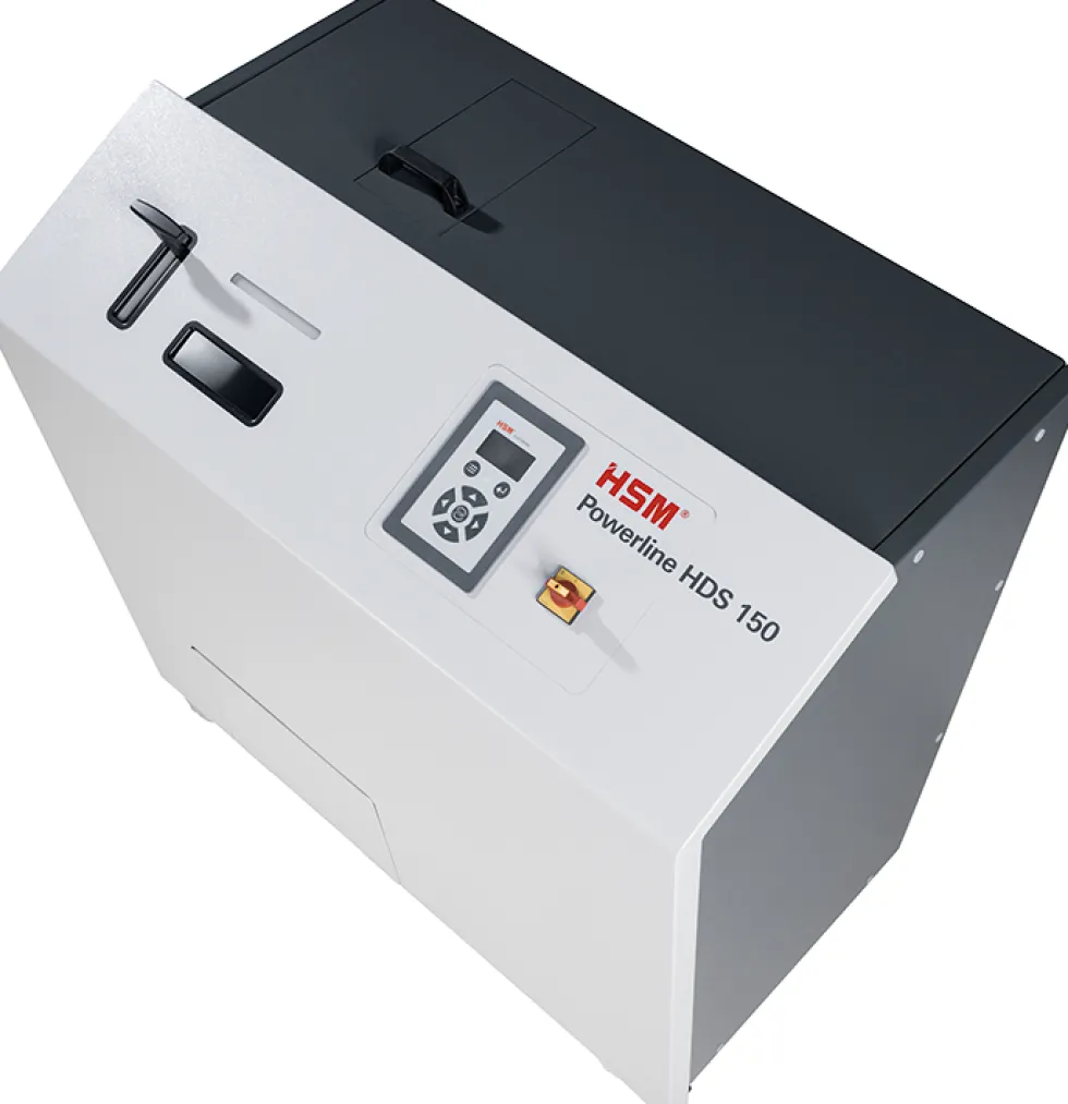 Dataförstöring HSM Powerline HDS 150, lagringsmedia, P-5