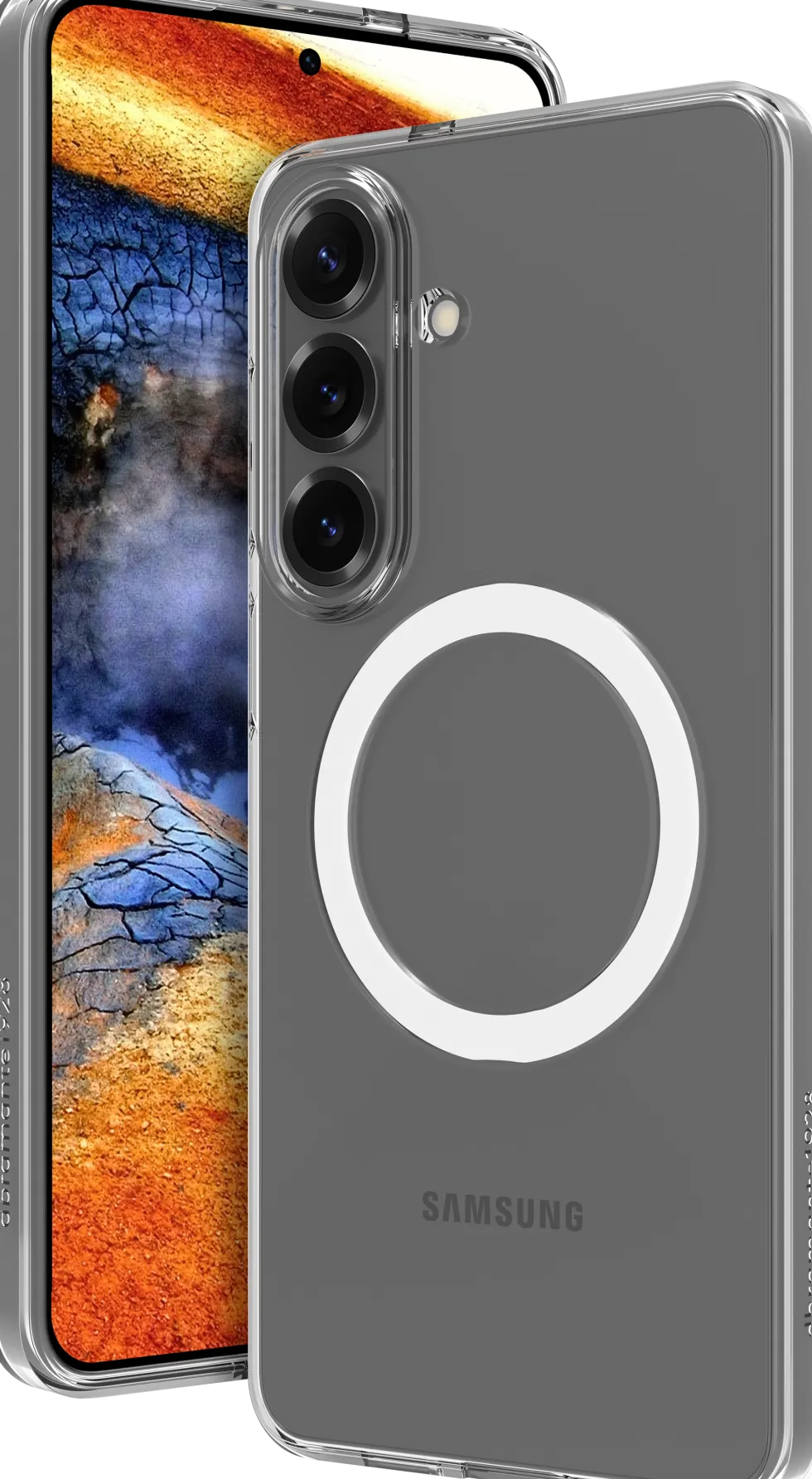 DBRAMANTE Greenland Pro Qi2 - Galaxy S26 Edge - Clear