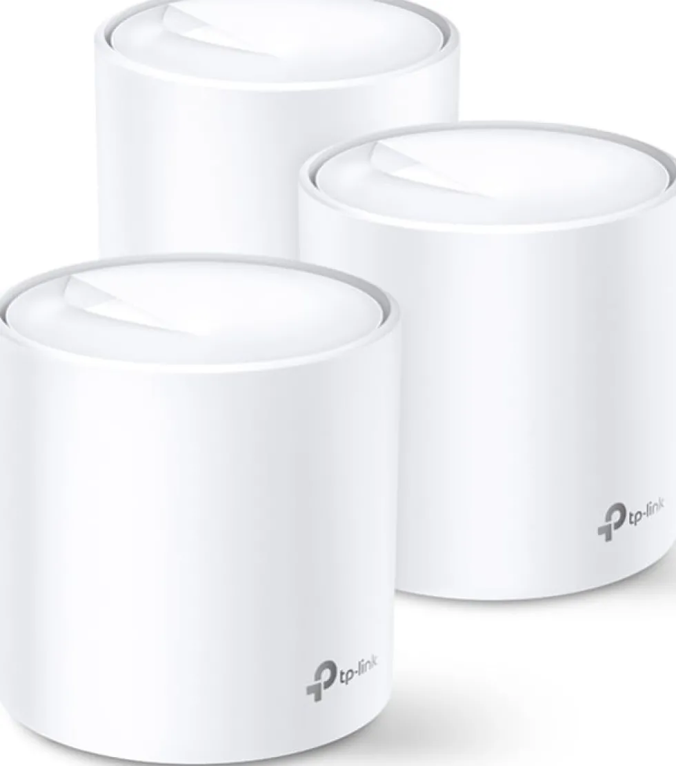 Deco X60 (3-pack) AX5400 Whole Home Mesh Wi-Fi 6 System