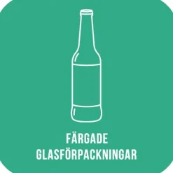 Dekal NORDEX färgad glasförpackning