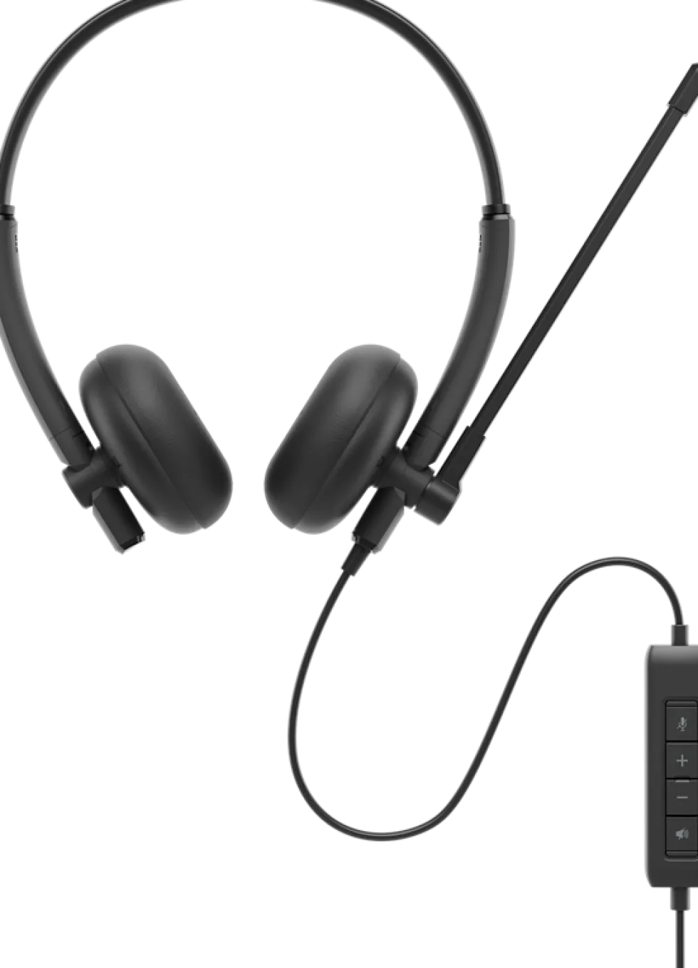 Dell Wired Headset WH125 - Headset - på örat - kabelansluten