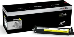 Developer LEXMARK 70C0D40 700D4 gul
