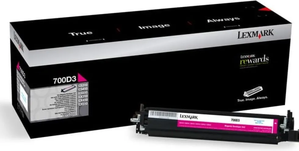 Developer LEXMARK 70C0D30 700D3 magenta