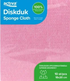 Diskduk ACTIVA röd 10/fp