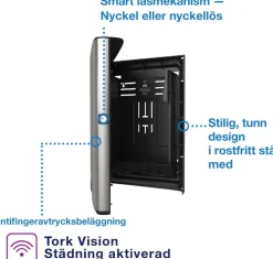 Dispenser Handduk TORK Xpress H2, rostfri