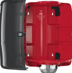Dispenser Industritork TORK Maxi W2, röd/svart